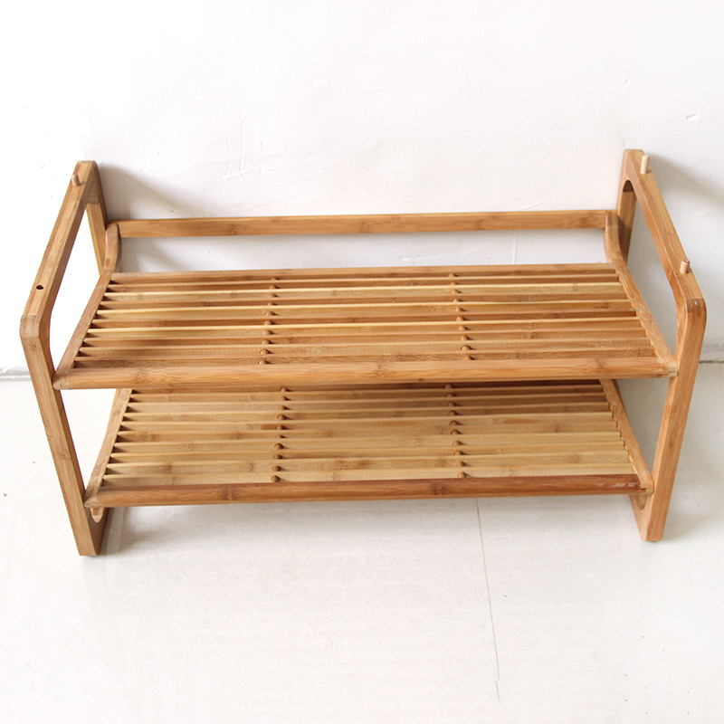 绿闽工艺品工厂供应弯脚鞋架竹子制弯脚鞋架经久耐用鞋架批发