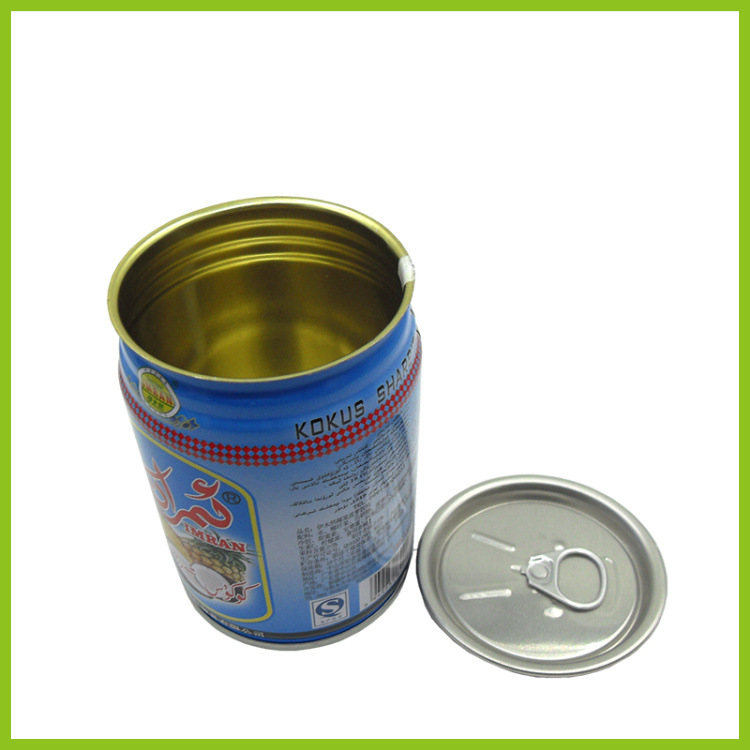 四色印刷,或四色 专色印刷 包装:托盘包装或者纸箱包装 马口铁饮料罐