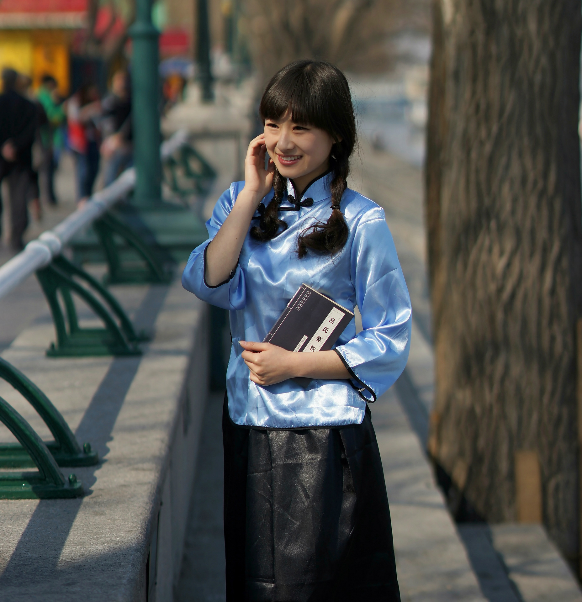 民国学生装/五四青年装/民国女装/复古色丁毕业服演出服批发