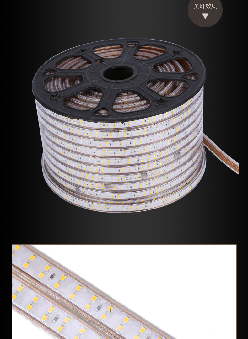 【led高压110v2835软灯带 180珠双排防水软灯条5630软灯带系列】价格