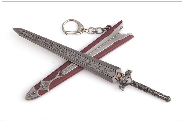 花千骨武器悯生剑断念剑 17厘米 未开刃 白子画 杀阡陌 合金剑