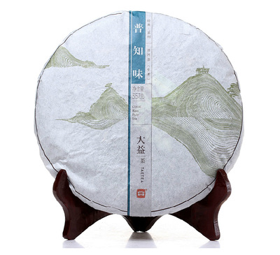大益普洱茶生茶1401普知味青饼357g 云南七子饼茶叶
