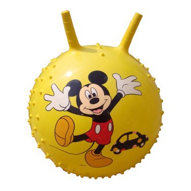 伊诺特pvc18吋按摩带刺跳跳球 卡通迪