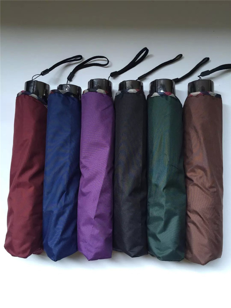 双人碰击布黑胶**强抗风格子包边可定制logo广告伞晴雨l.