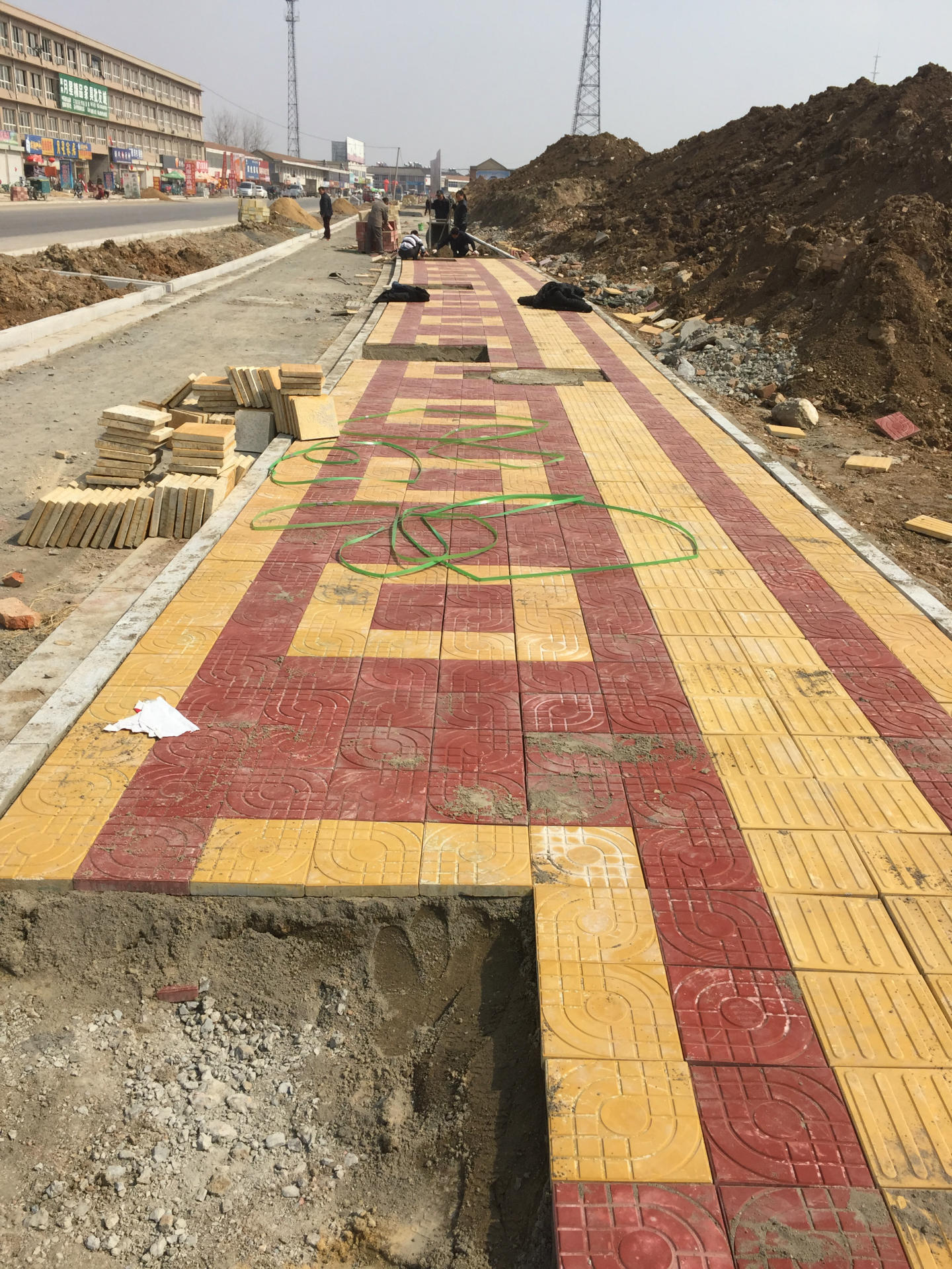 彩砖.广场砖.人行道板砖.