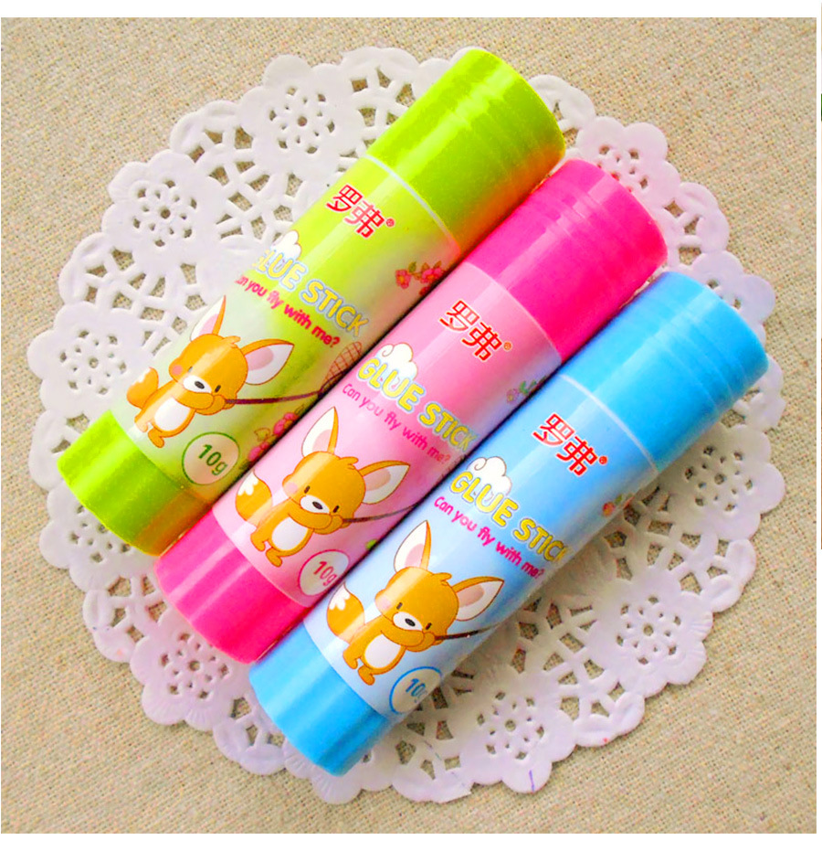 罗弗儿童固体胶 无毒固体胶水 高粘性固体胶棒 办公用品 儿童手工