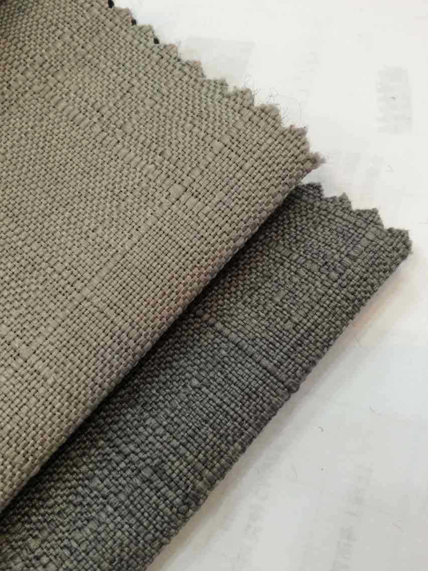 厂家批发 竹节麻坐垫沙发工程仿麻布 29色【海宁家纺】