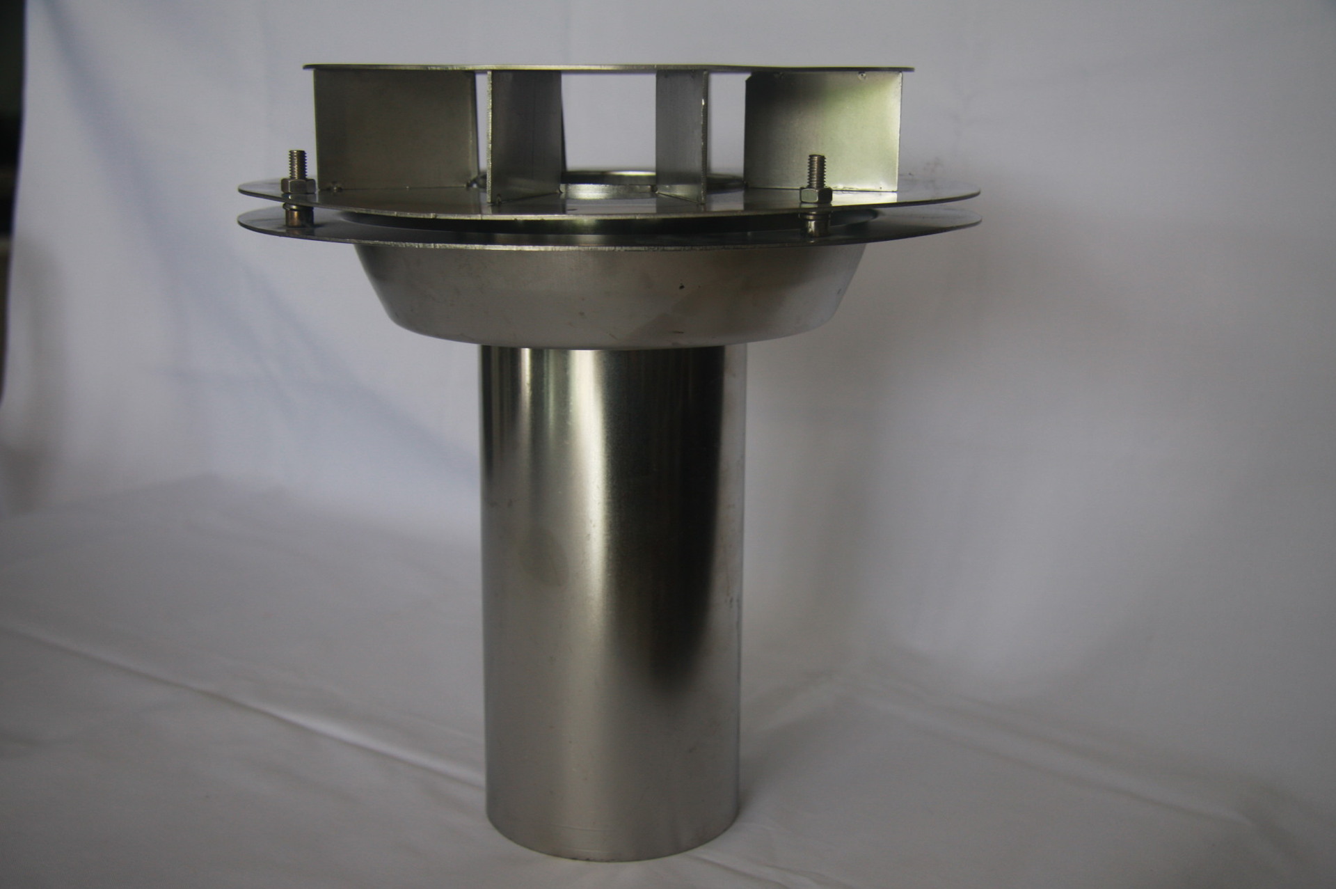 九星市场厂家直销 pe排水不锈钢平板式雨水斗 dn56