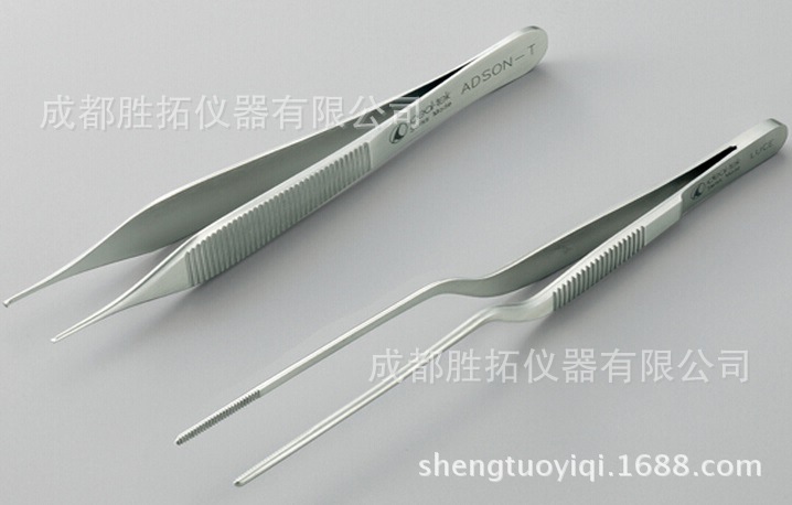 aesculap动植物实验解剖组培镊子,松吉医科科研用长镊子长夹子