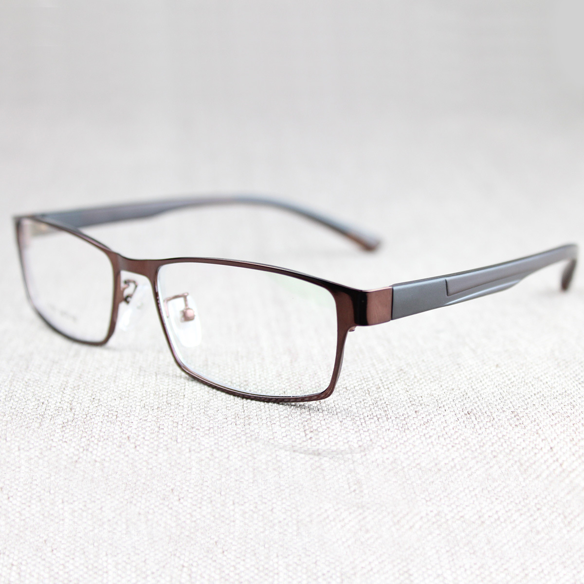 新款潮流金属半框眼镜架近视眼镜男商务男式眼镜框厂家批发