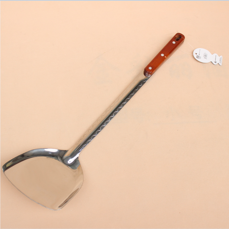 a220 不锈钢烹饪铲 不锈钢方铲 304不锈钢锅铲 不锈钢大锅铲