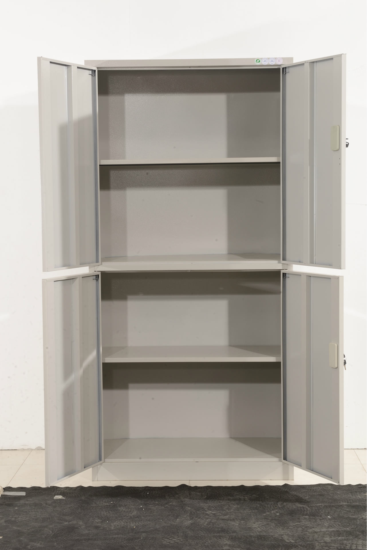 【乐雅轩】通体双节文件柜四门文件柜钢制资料柜铁皮资料柜档案柜