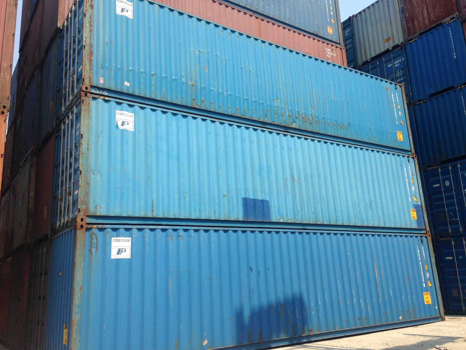 40尺普柜二手集装箱40gp二手货柜集装箱
