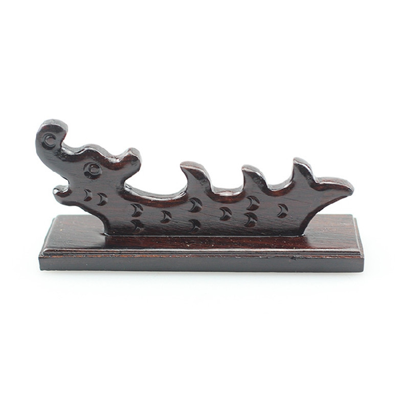 木制毛笔笔架 精品毛笔笔搁 低价小龙笔架 文房四宝用品