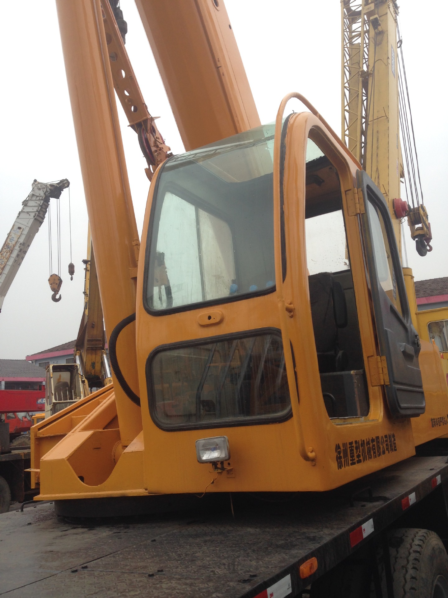 提供浦沅25吨汽车吊 二手汽车吊 五节臂全驾前后圆弧_液压工程机械