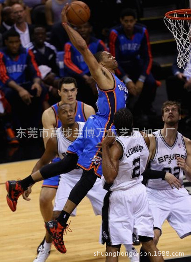 夜光nba手环威斯布鲁克新款硅胶篮球腕带运动手环男威少球迷腕带
