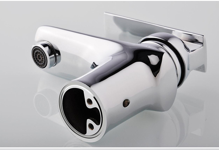 铝合金手柄脸盆龙头 新款水龙头 冷热混水龙头 抬启式全铜龙头