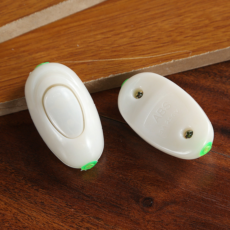 家居床头开关b床灯线控手捏电源小巧单控小型开电灯按钮批发