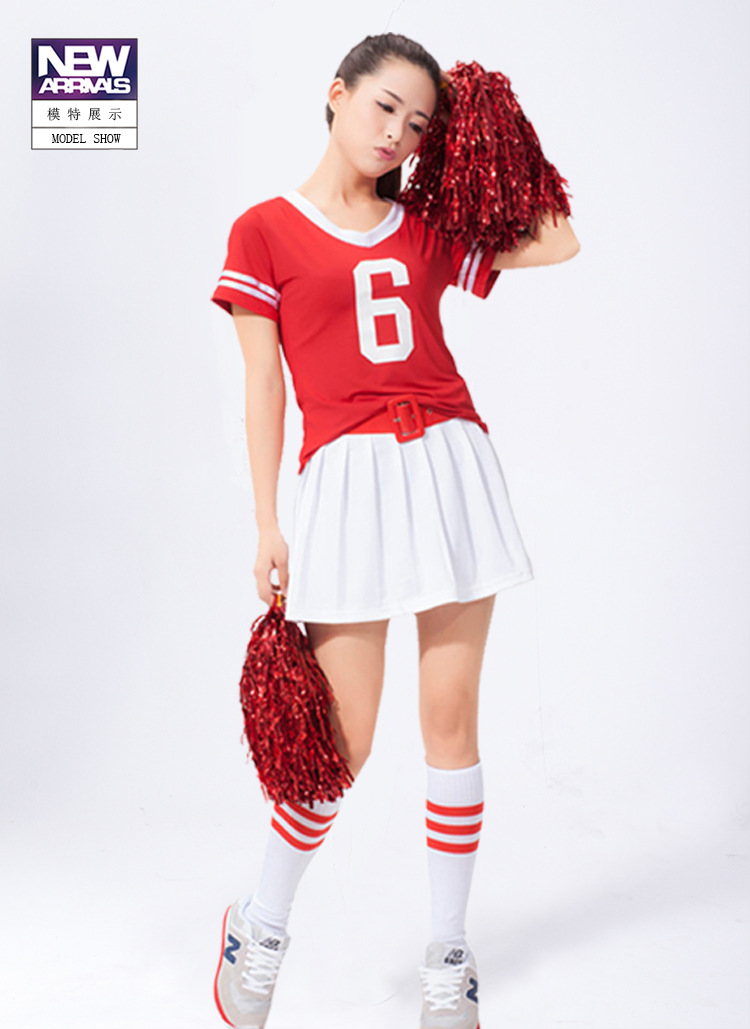 2015秋冬足球宝贝服装装拉拉队表演服男女舞台装套装ds演出服