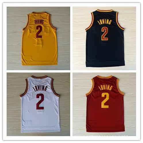 现货nba球衣批发 骑士队2号欧文篮球球衣 新面料刺绣篮球服