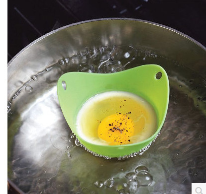 厨房小工具 耐高温食品硅胶煮蛋器 蒸蛋碗 欧洲食品级蒸蛋器