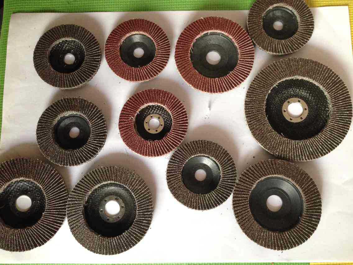 百页轮打磨片 百叶片加厚型角磨机抛光片 100抛光片 不锈钢抛光