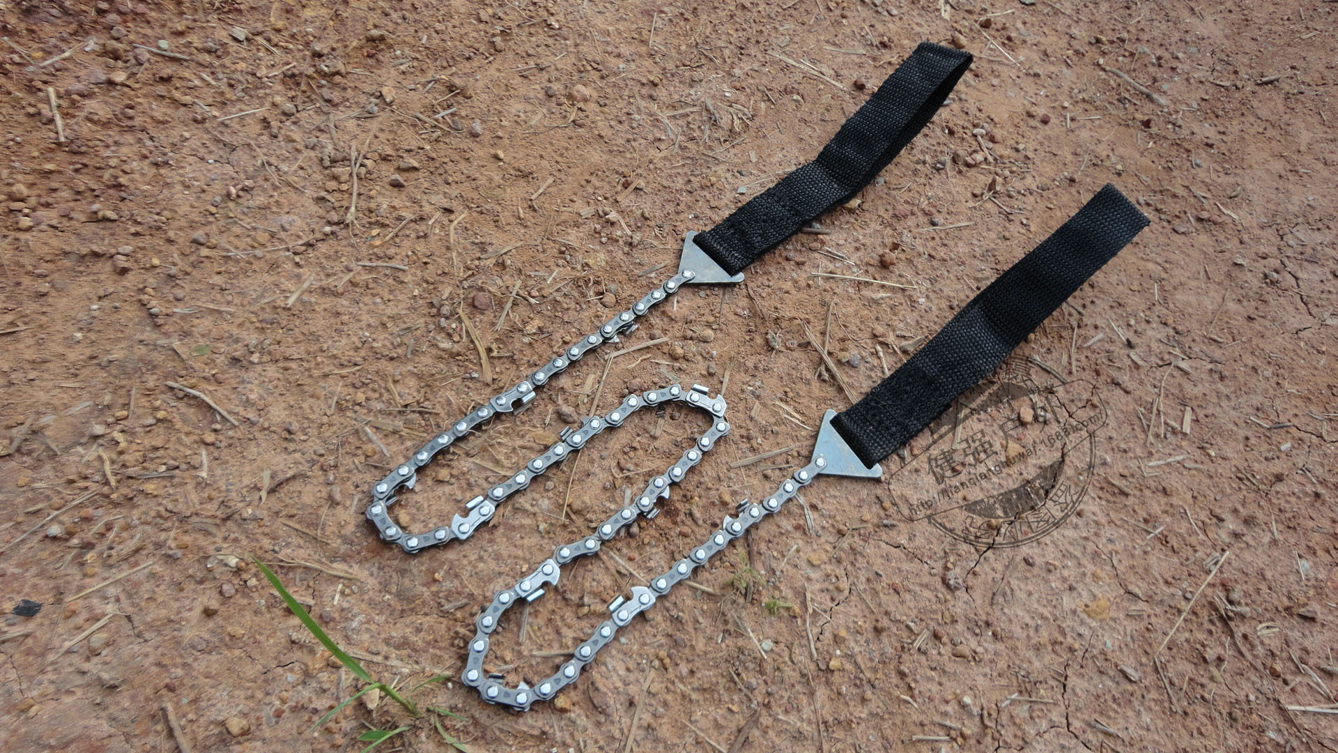 便携户外高效手拉锯链 伐木链条锯 野营手工锯修枝树锯求生折叠锯