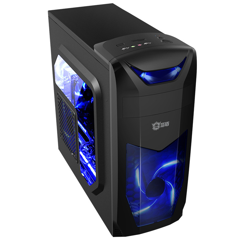 御轩新款x3机箱,带侧透,带半顶