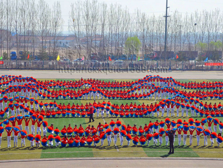 变色手翻花道具批发团体操运动会入场式五色变色扇子舞蹈表演道具