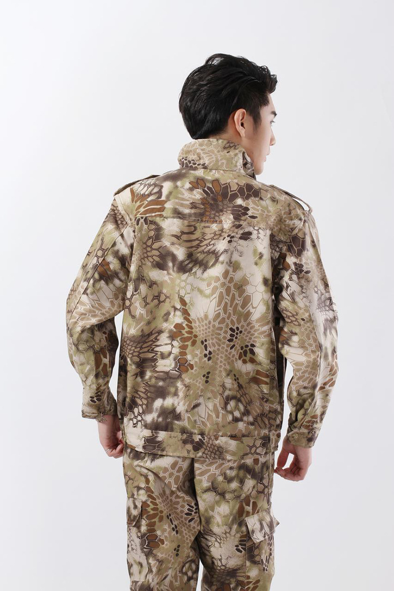 迷彩服套装莽纹迷彩 美军野战迷彩服户外丛林作训服真人cs服装