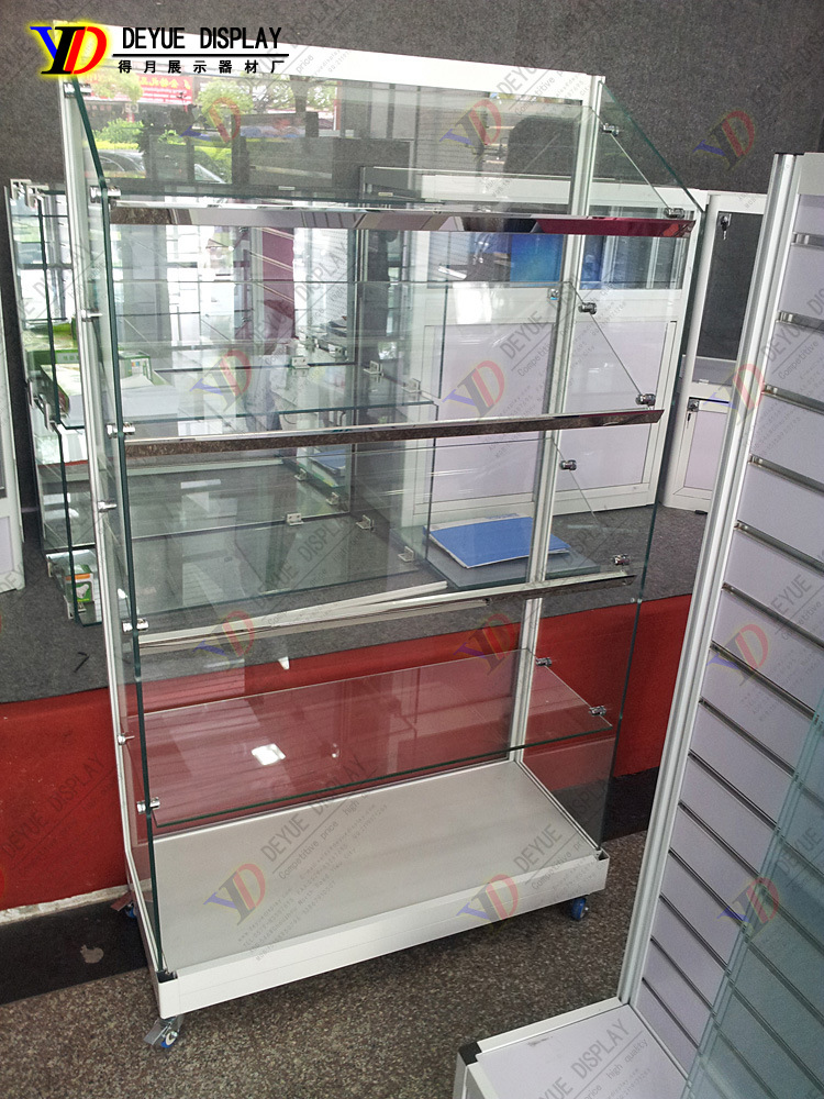 手机柜台铝合金货架精品展示架手机化妆品货架