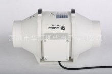 PVC管 接110MM  HF-100P 鸿冠/圆形增压管道静音风机 洗手间换气