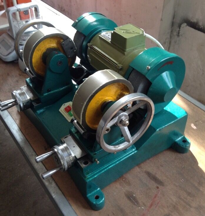 橡胶双头磨片机,电线双头试料磨平机 磨片机 磨片切割机