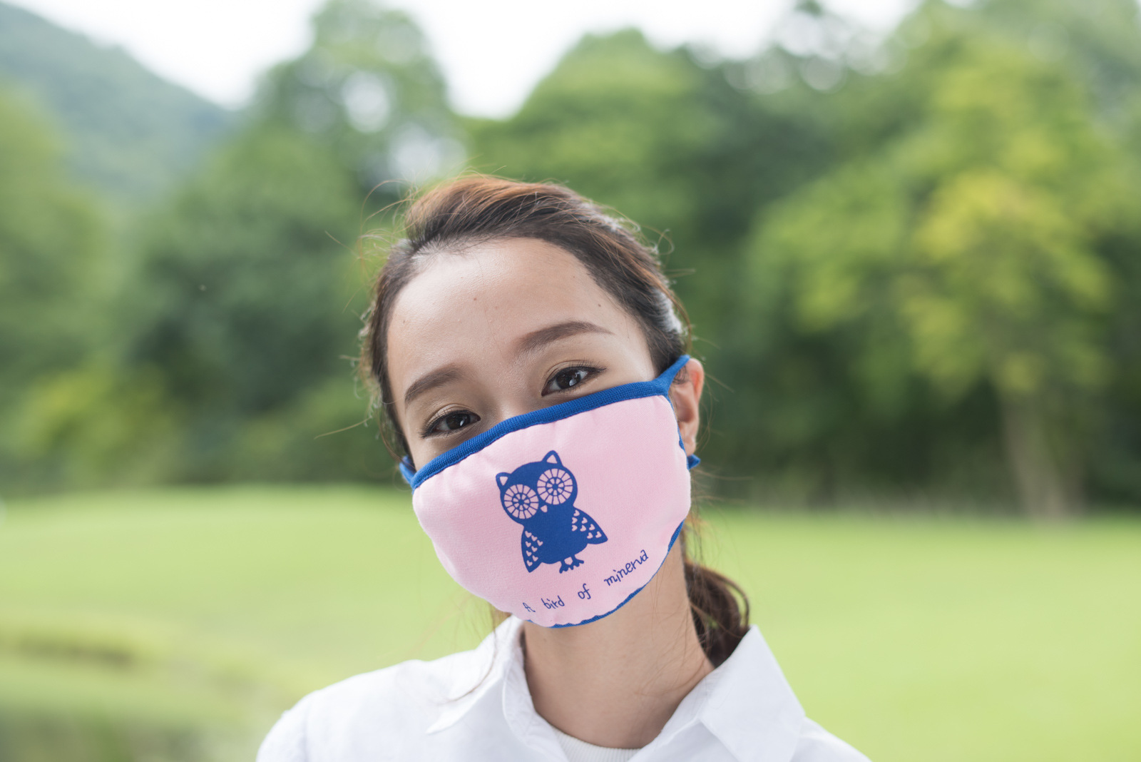 布丁熊韩版口罩批发 新款冬季时尚女生猫头鹰可爱口罩 棉质防雾霾