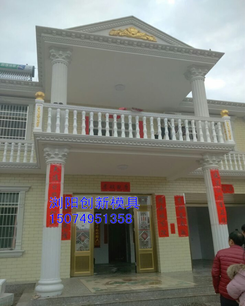欧式阳台系列模具 塑料阳台罗马柱款式 塑钢模具批发