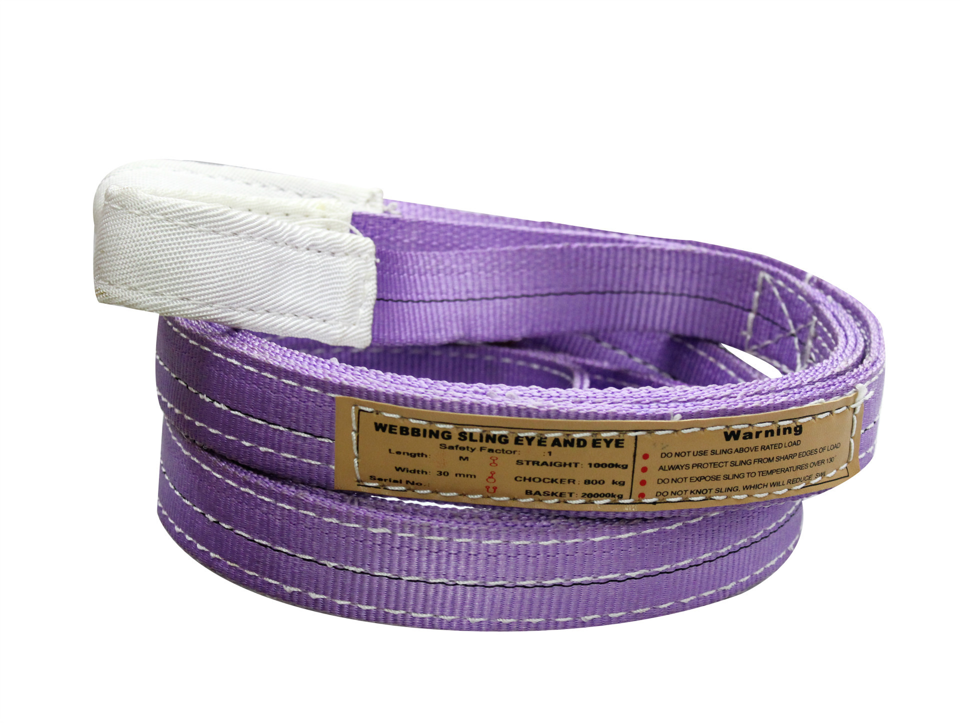 外贸出口 内销 畅销彩色涤纶扁平吊装带1吨 2吨 3吨至25吨可定制