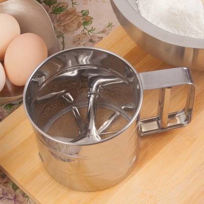 不锈钢隔粉器/隔粉筛/面粉筛滤网 杯形粉筛过滤 筛粉器