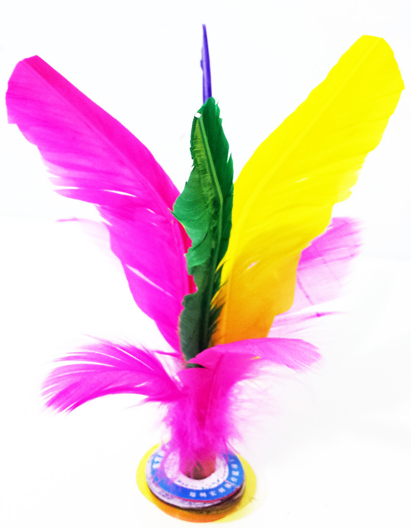 厂家直销大花毽子体育用品健身比赛运动 专业生产毽球厂一件代销