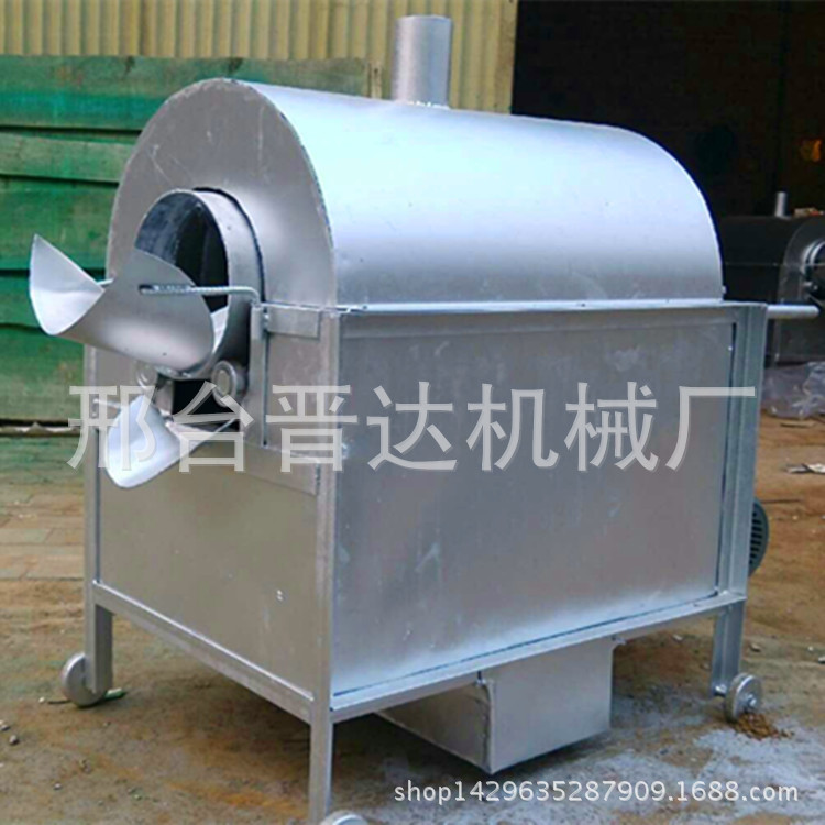 厂家供应 正品卧式炒货机 滚筒炒锅 葵花籽 干货炒货机