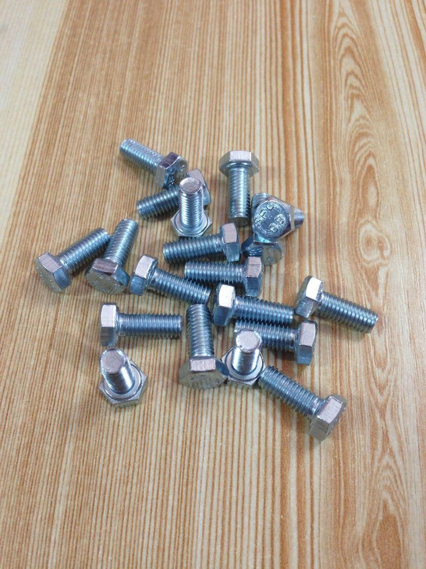 厂家直销 高强度外六角螺丝 普通螺栓 gb21 gb30 镀锌螺丝