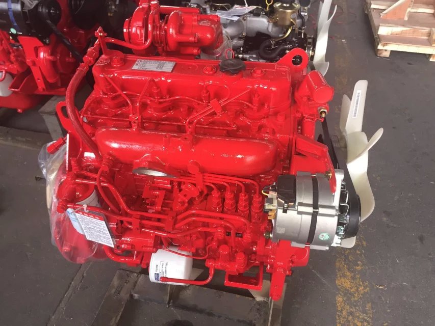 朝柴cy4102-ce4电喷发动机配中国重汽轻卡 红色精品原厂发动机