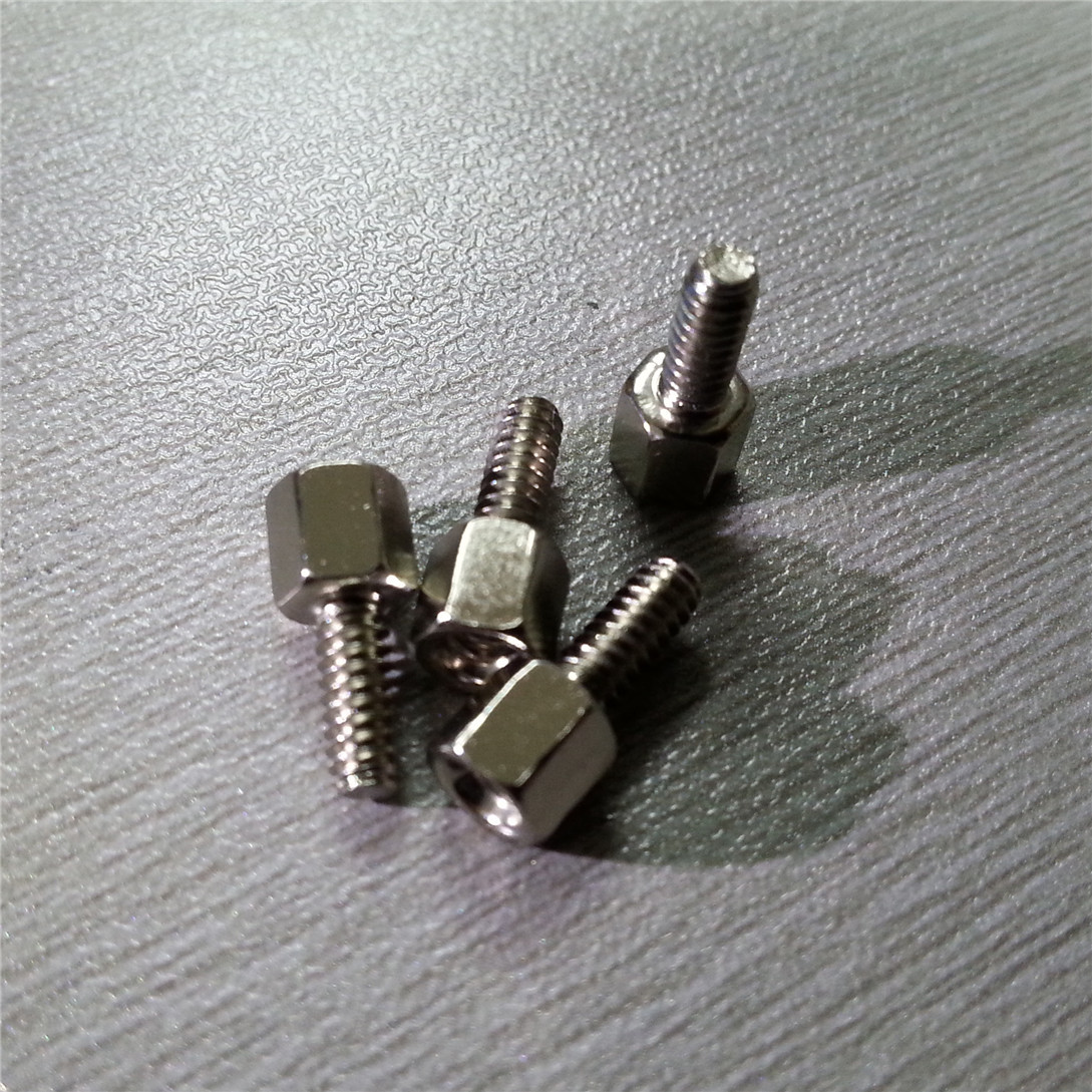 供应unc4-40英制螺丝 铁材unc4-40英制螺丝 镀镍unc4-40英制螺丝