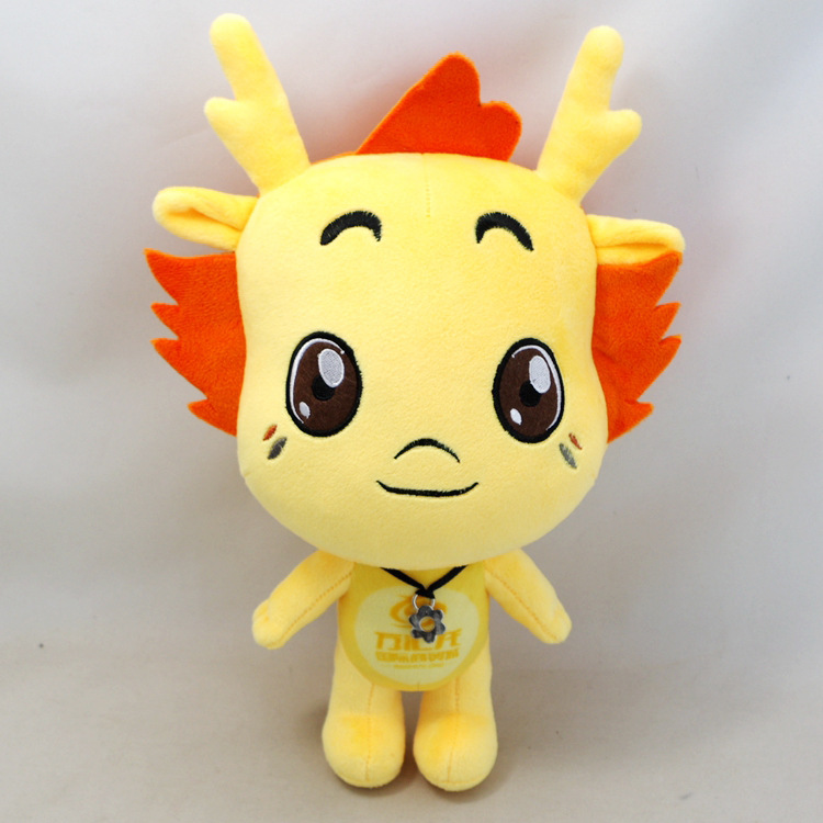 厂家供应 卡通龙公仔 站姿可爱卡通龙公仔 企业吉祥物卡通龙公仔