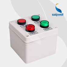 赛普供应 带指示灯操作按钮盒  机旁操作防水按钮盒SP-1212-A004