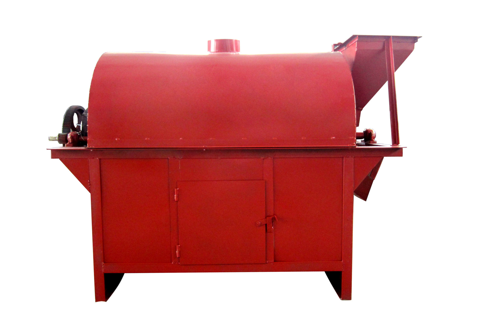 芝麻花生炒料机 小型炒料机一次可炒60斤炒籽机 多功能滚筒炒料机