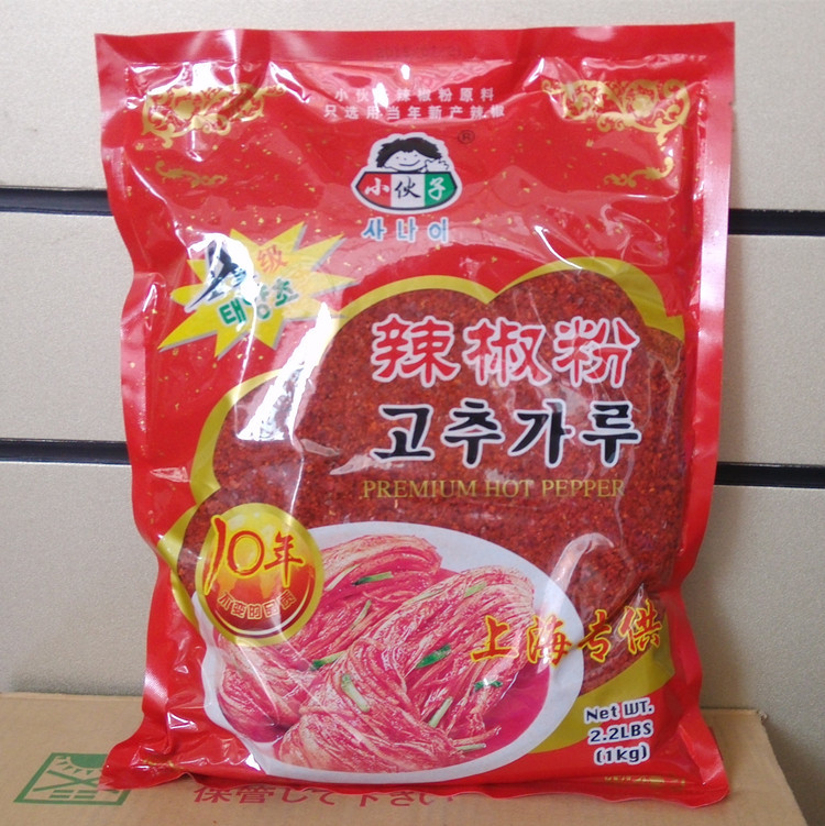 韩国泡菜专用辣椒粉 小伙子辣椒面1000g*15包 a级 粗/ 细辣白菜