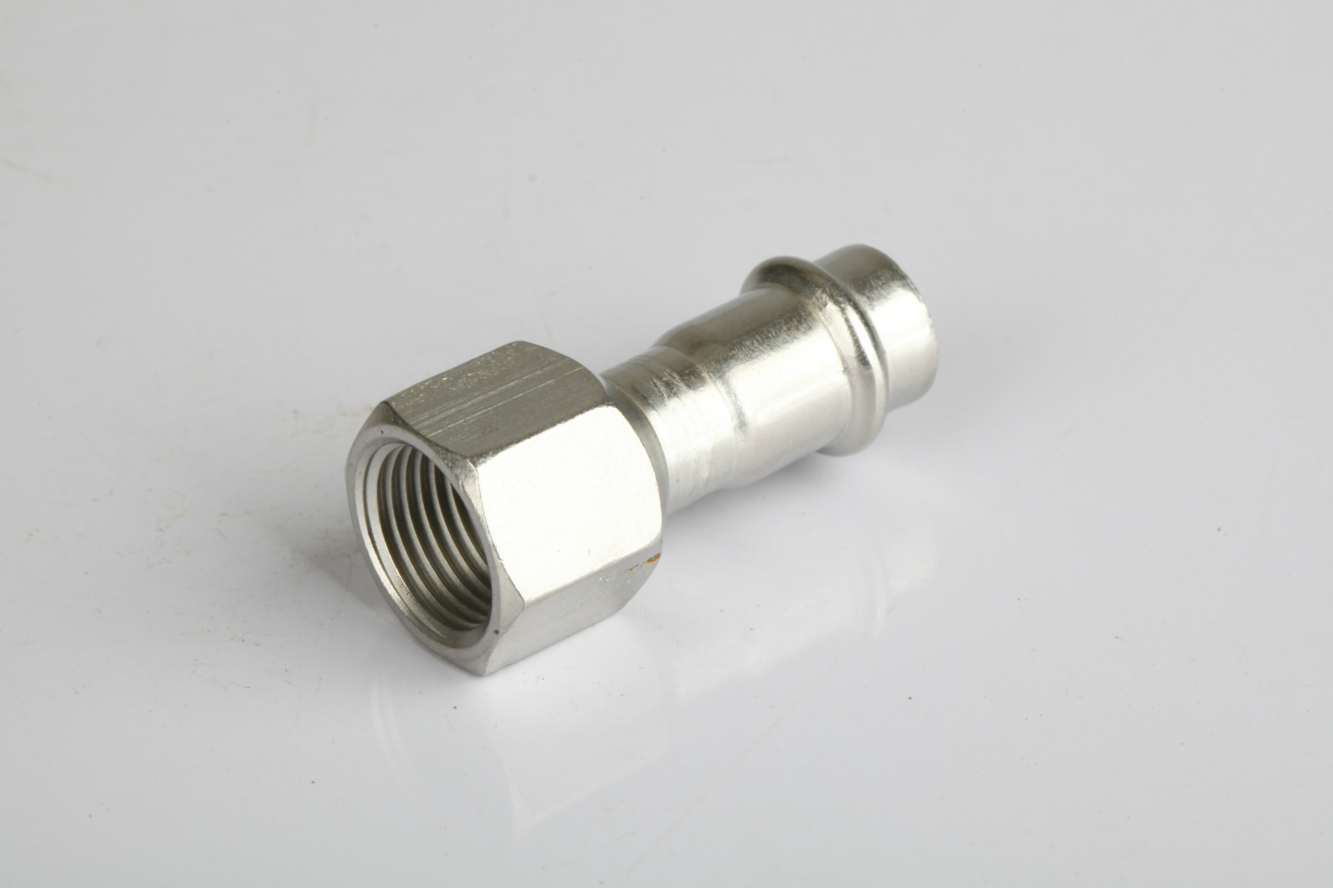 厂家直销 二系不锈钢卡压式管件 不锈钢双卡压弯头 异径对接