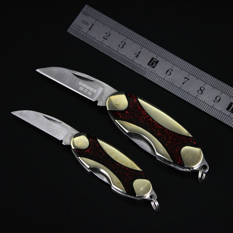 欧美达折叠小刀3907 3908套刀 迷你随身水果刀 旅行户外 礼盒装