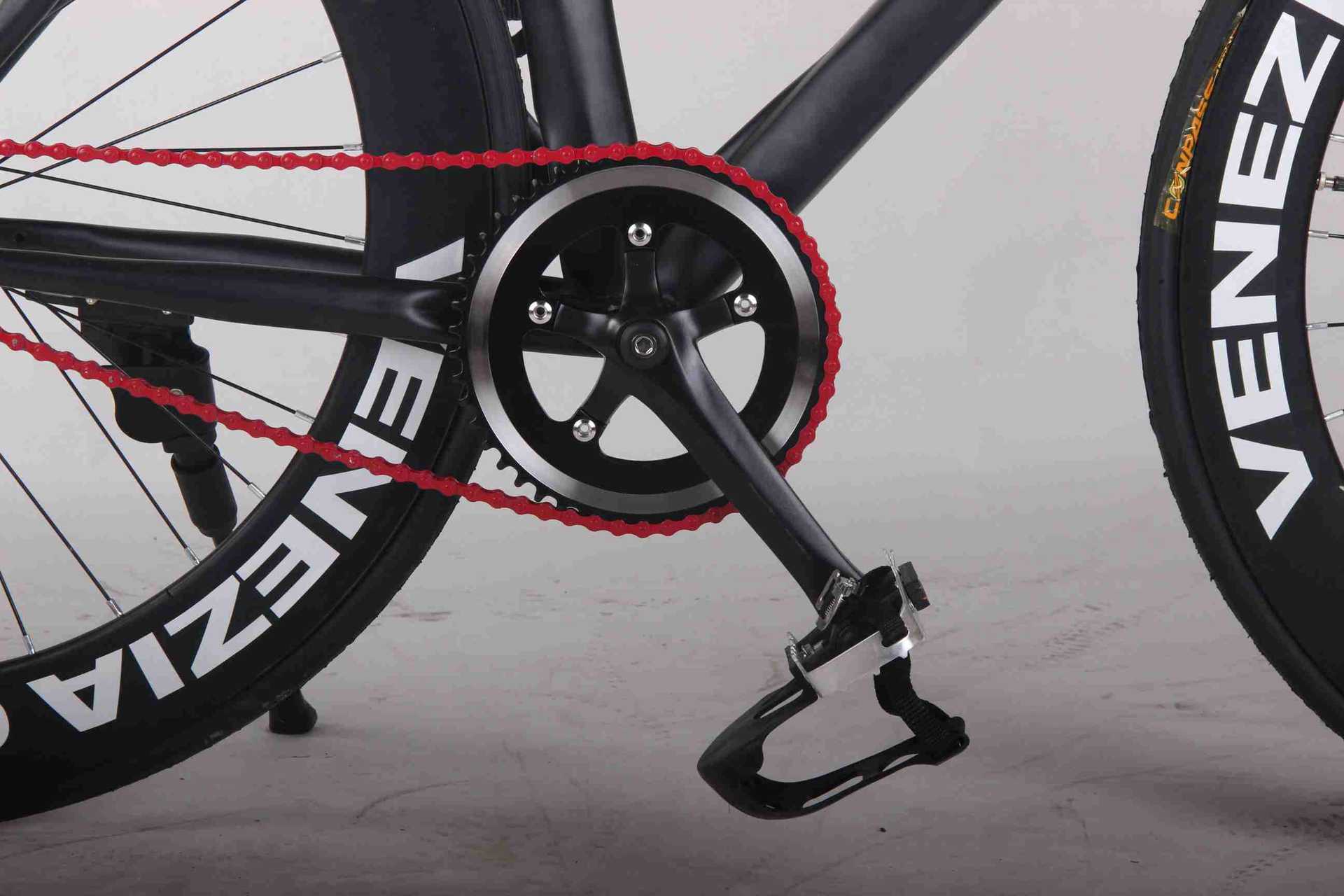 个性高碳钢肌肉弯刀死飞自行车整车可改倒刹新品特价工厂直销