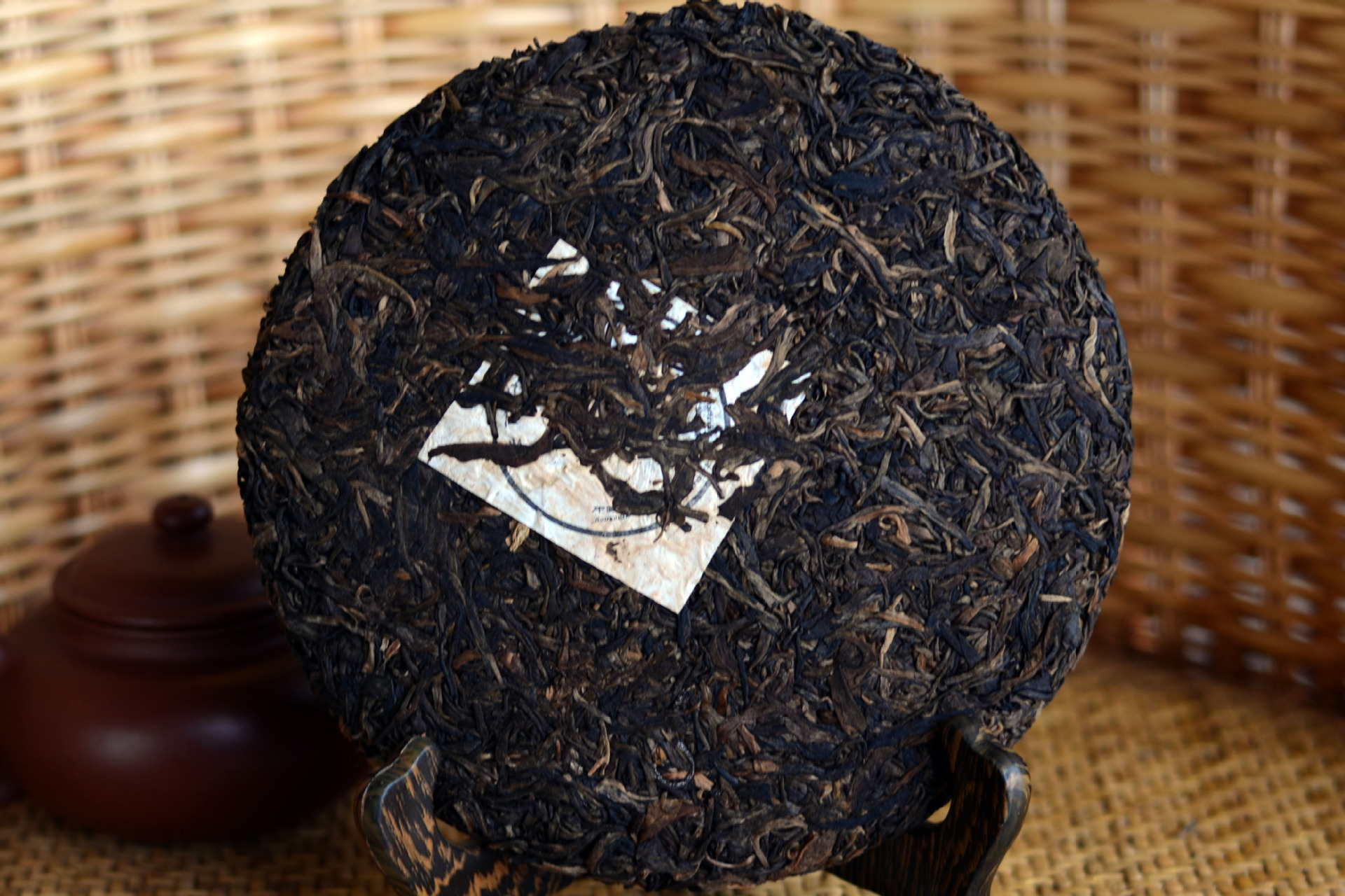 云南普洱茶98年中茶7542老生茶88青饼春干仓老茶